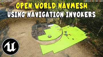 Create a NavMesh in Large Open World using Navigation Invokers in Unreal - Works with Voxel Plugin