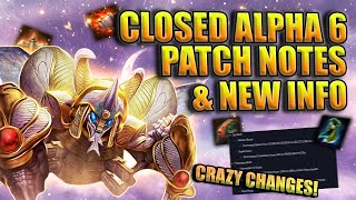 SMITE 2 CLOSED ALPHA 6 PATCH NOTES AND NEWS | NEW GODS & ITEM BALANCES