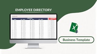 Employee Directory Excel Template
