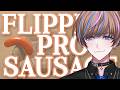 【a weird game about sausage】Watch me Flip the Sausage in this game!【NIJISANI EN | Seible】
