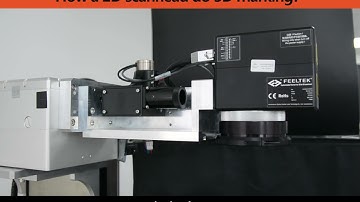 How does a 2D scanhead practice 3D marking?