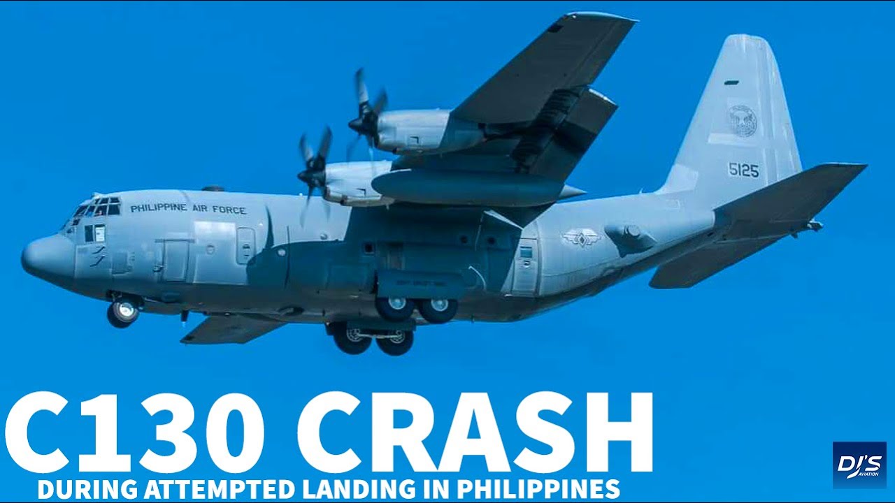 Lockheed C130 Crash Lands YouTube