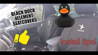HOW TO: Black Duck 4ELEMENT Seat Cover Install for Ford Ranger PXII