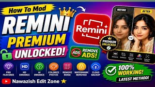 Remini Premium Tutorial | Step-by-Step Guide 2026 | Nawazish Edit Zone #viral  screenshot 2