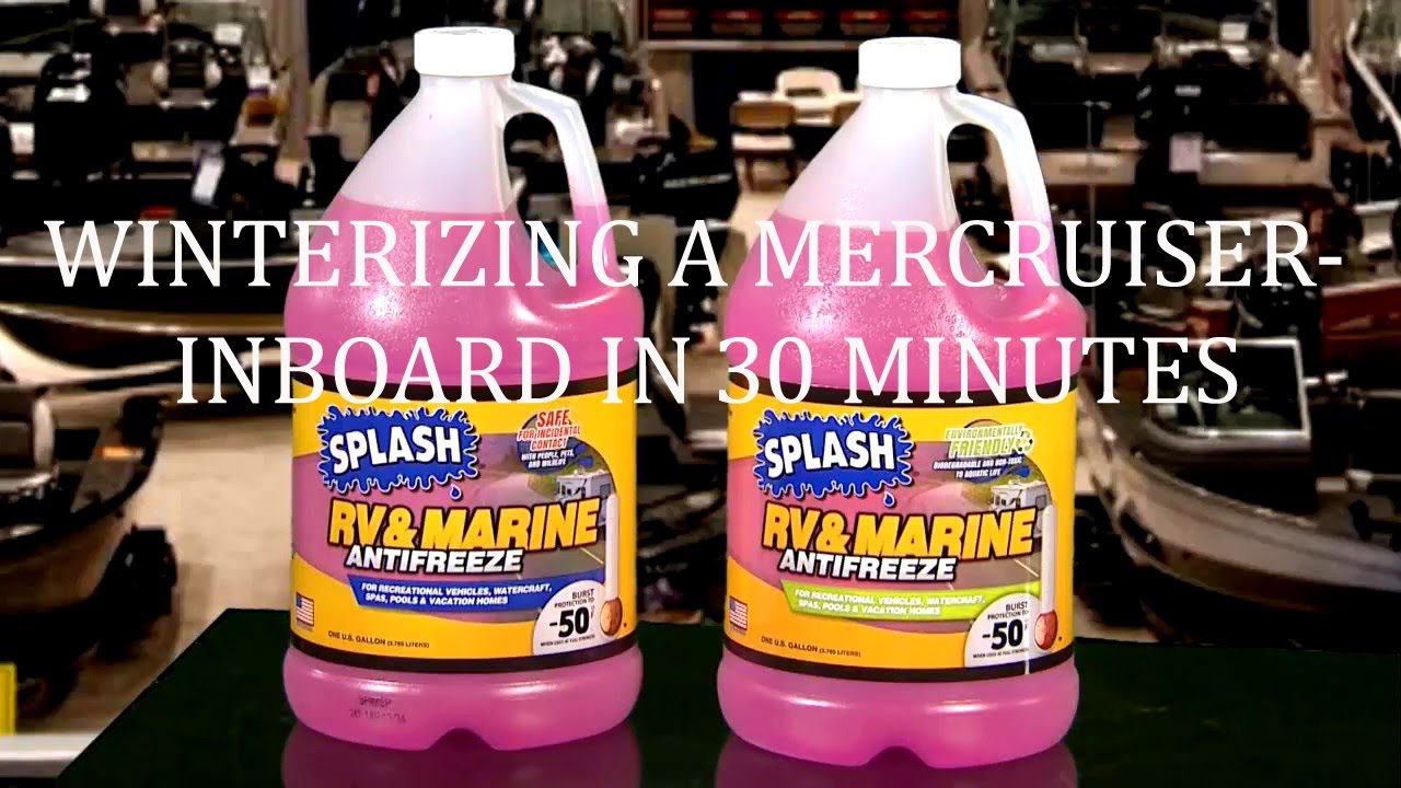 How To Winterize a Mercruiser/Inboard in 30 minutes! (Super Easy) YouTube