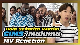 [KoreanReaction] GIMS, Maluma - Hola Señorita (Maria) [Official Video]