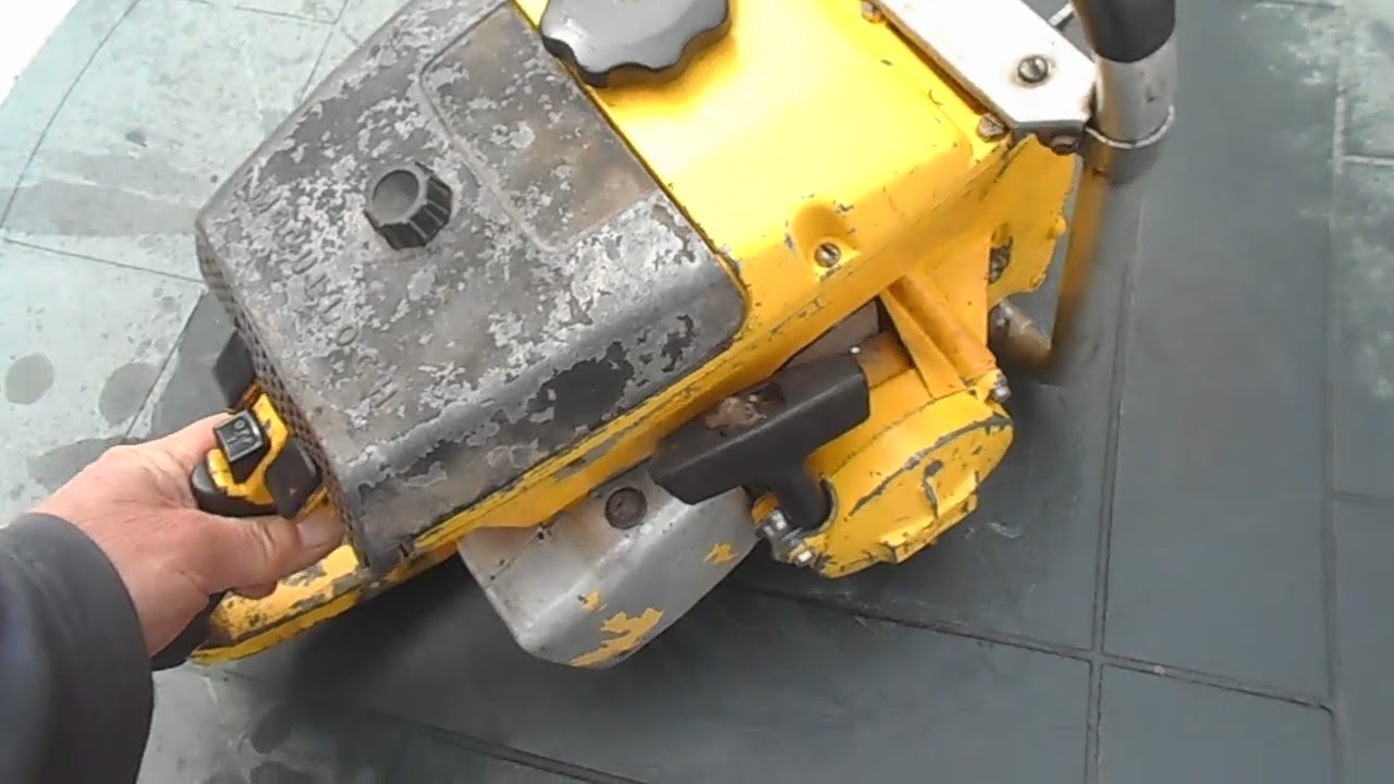McCulloch 740 Chainsaw No.2 Test Run - YouTube