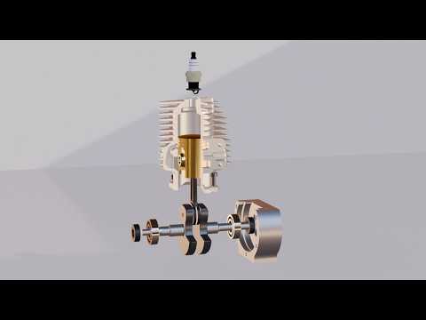 How a Piston Engine Mechanism Works | 3D Animation