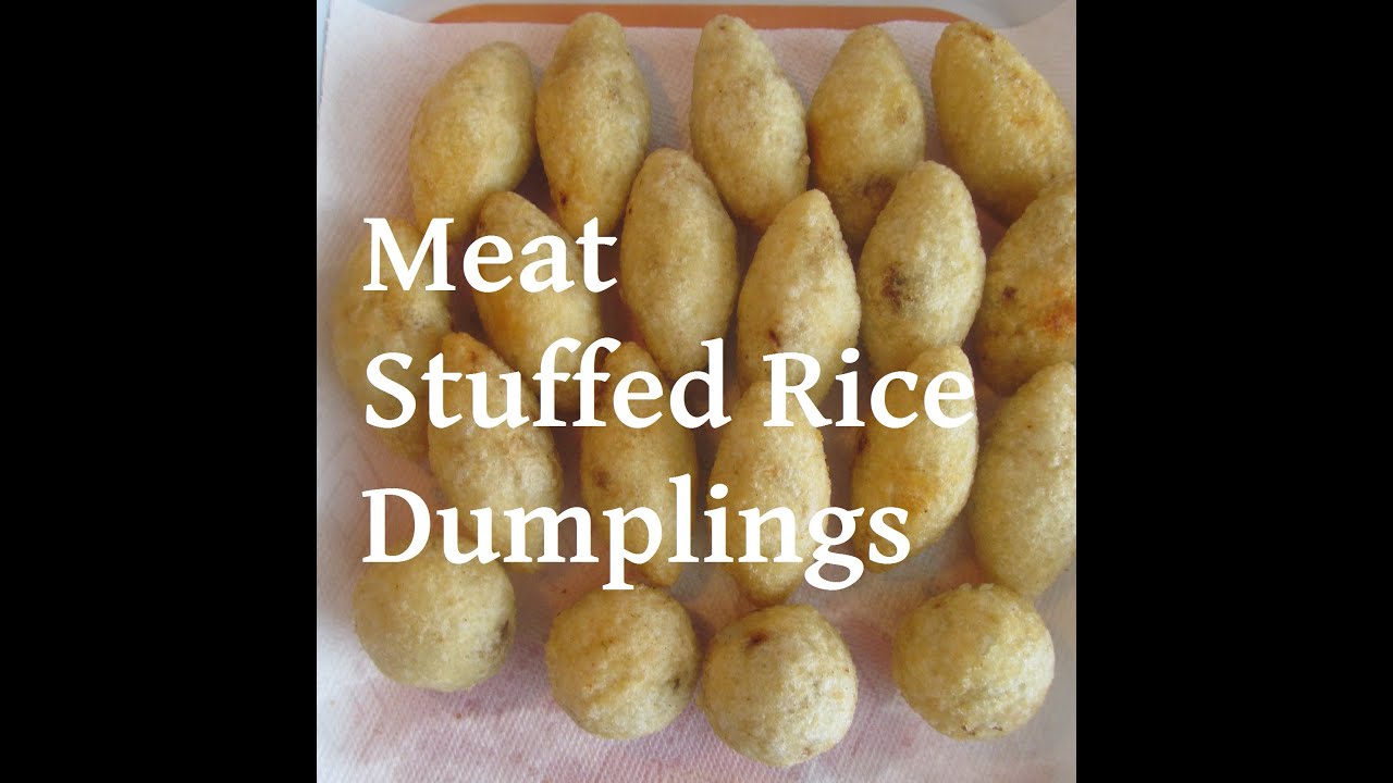 Iraqi Stuffed Rice Dumpling-kubba Haleb/ كبة الحلب- كبة الرز المحشية/ #Recipe158CFF