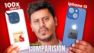 iQOO 12 vs iPhone 13 Full Comparison - iPhone or Android Under 50K?