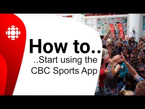 How to start using the CBC Sports App