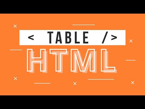 Table - Learn HTML to build responsive websites - 06