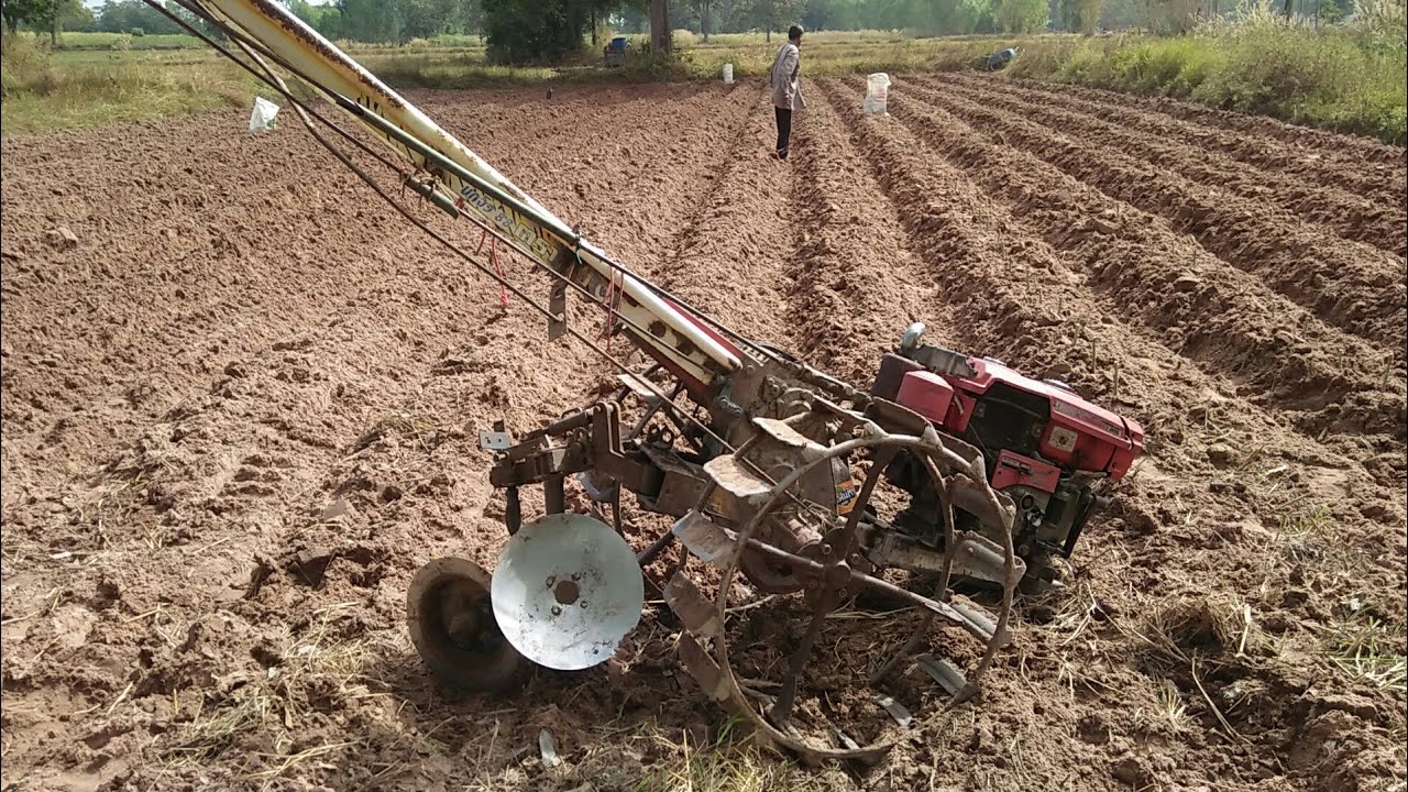 รถไถเดินตามยกร่องปลูกมันนา ได้เท่านี้ผ่านไหมครับ