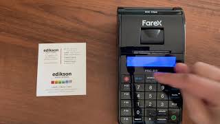 Kasa Farex PRO 300 - raport miesięczny