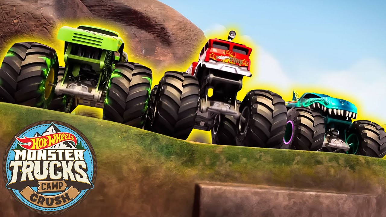 究極のモンスタートラック・チャンピオンを目指すモンスタートラックたちのバトル！@HotWheelsJapanese