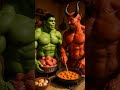 "Why is the Hulk holding the demon’s legs and crying?" 😭#shorts #viral