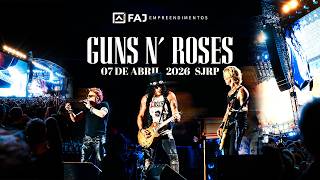 Guns N’ Roses em Rio Preto | Uma noite histórica para a cidade