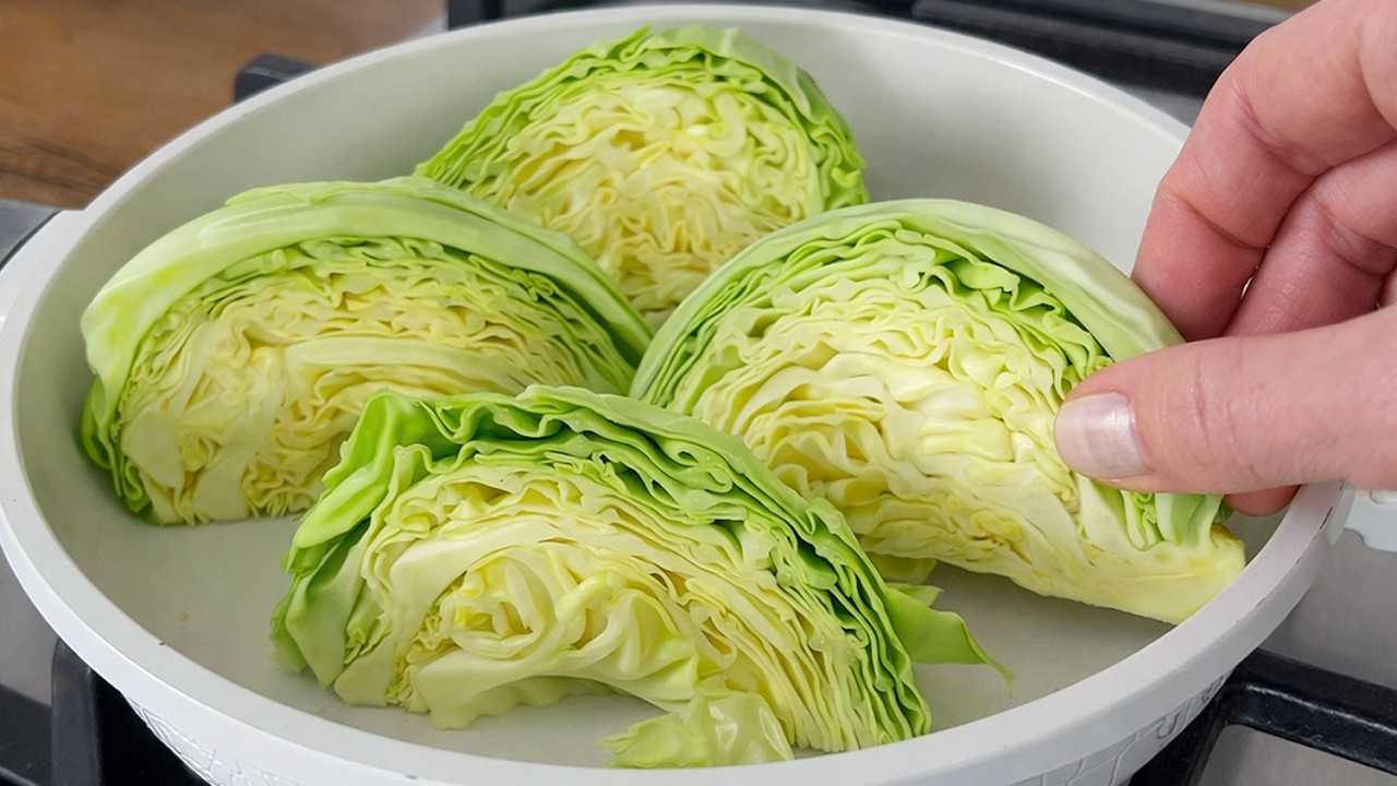 ❗️Быстрый ужин из капусты на сковороде! Я никогда не ел ничего вкуснее.