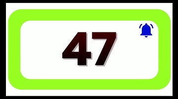 47 Seconds Countdown Timer With Sound Effect COLOR 4K   HD   1080