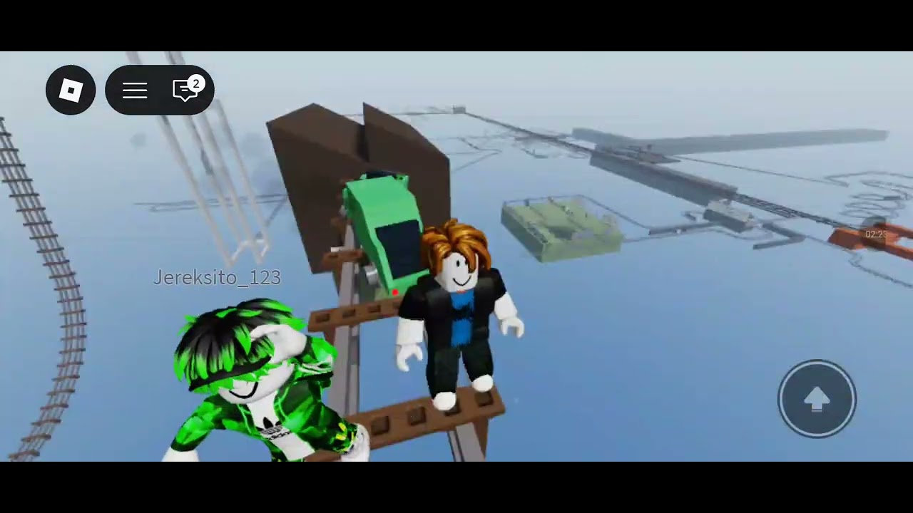 Roblox: cart ride around nothing with Jereksito_123 arti1227 join the experience