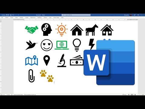 Video: Kaip įterpti piktogramą į Word dokumentą 2010?