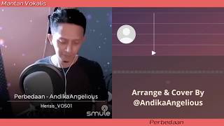 Ari Lasso - Perbedaan (video karaoke duet bareng lirik tanpa vokal) smule cover Herisis_VOS01