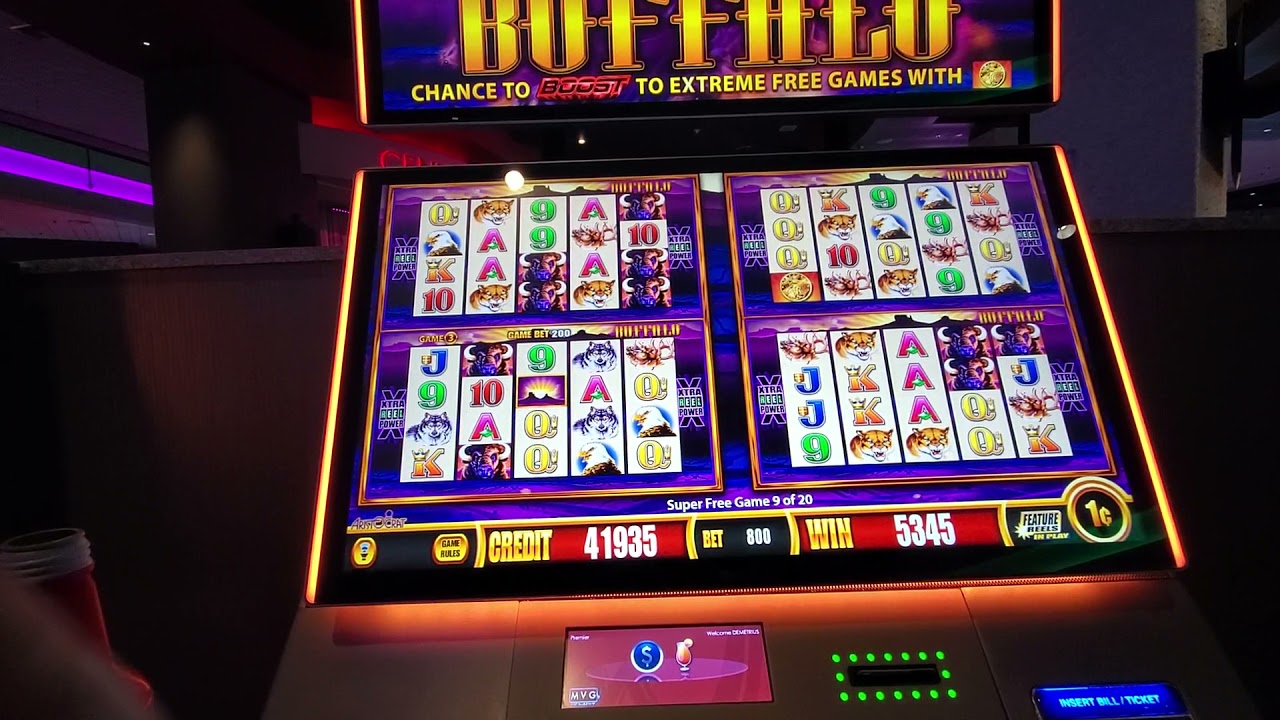 BUFFALO BOOST SLOT MACHINE BONUS GAMES AT MIAMI VALLEY CASINO PART 1