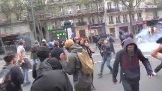 France: Police and protesters clash in Paris during labour reform protest
SUBCRIBE us for MORE : ►►► https://www.youtube.com/channel/UCYrJbk5QjZ4UPktFdAw8d6g?sub_confirmation=1 ◄◄◄
Police fired tear gas and clashed against protesters in Paris, Thursday, during a march organised by workers unions against changes Government decreed changes to the labour law.
Thousands people took to the streets chanting and carrying banners to register their dissatisfaction. Riot police used water cannons against protesters who could be seen letting off flares and hurling objects at the officers.
French regional trade unions have gathered to demand the removal of a controversial new labor law in Paris. The French have, since April, been staging rallies against the law, which relaxes the conditions for employers to hire and fire workers and extending the work week. France: Police and protesters clash in Paris during labour reform protest