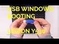 How to install Windows from USB on Lenovo Legion Y530, USB system booting,