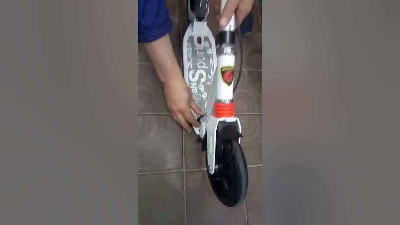 Scooter Urban Как сложить или как разложить самокат? - YouTube