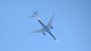 Delta Air Lines Boeing 767-432(ER) (DL263, N835MH) landing to JFK Airport over my house from CDG