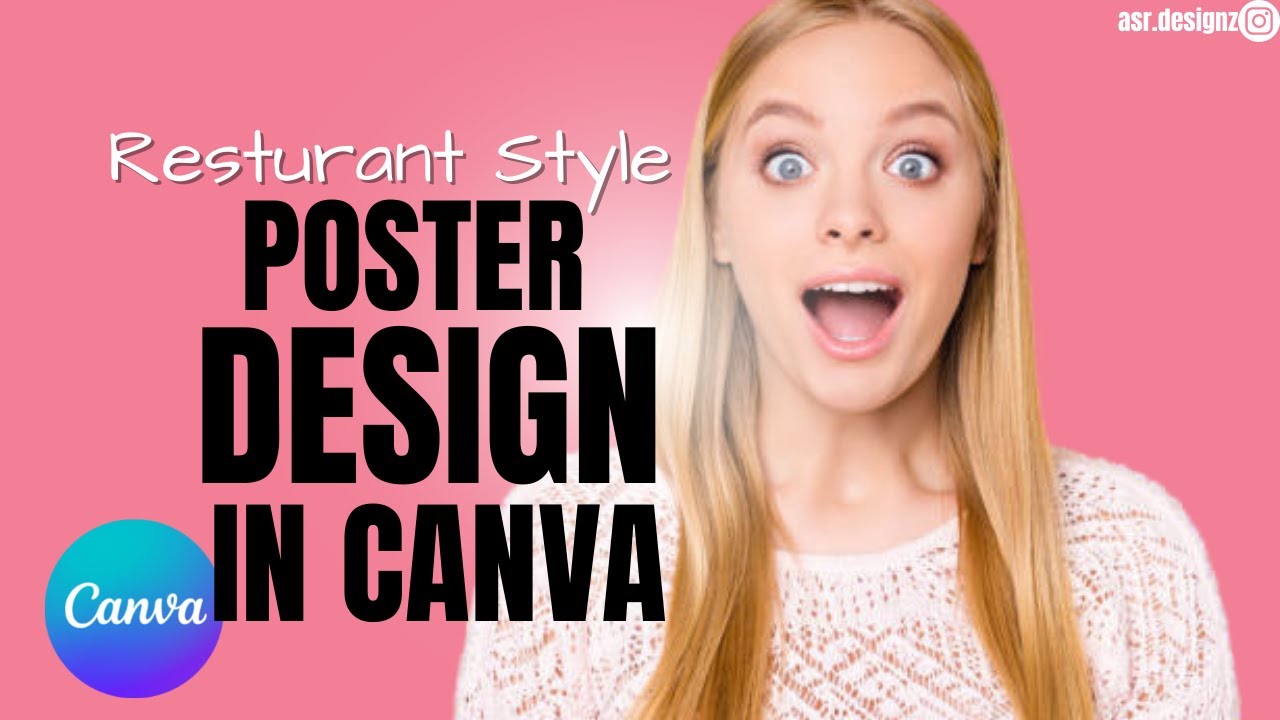 Restaurants Style Poster Design in CANVA | Designer Dash