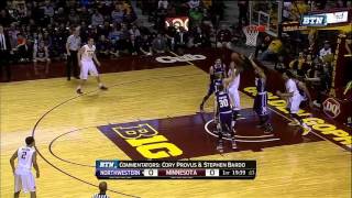 Bakary Konate Putback Dunk vs. Northwestern