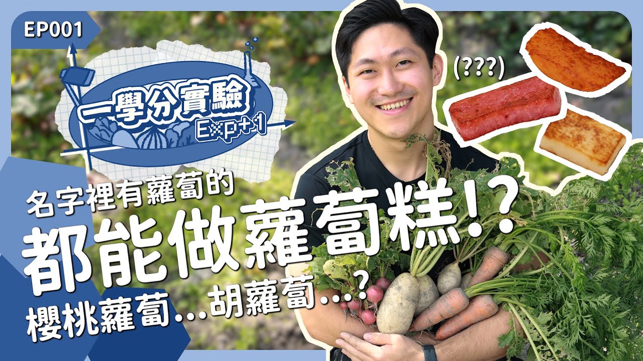 櫻桃蘿蔔...糕？胡蘿蔔糕！？《一學分實驗 EP001》