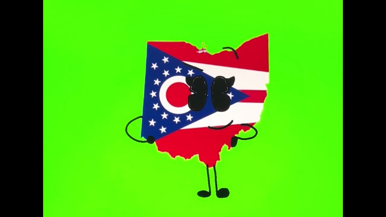 My own Flag map Cartoon States