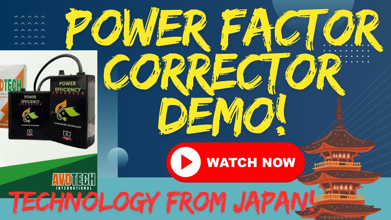 POWER FACTOR CORRECTOR POWER SAVER DEVICE Tech from Japan - YouTube