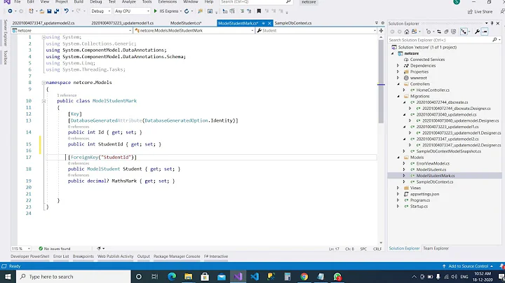 Entity Framework Code first Foreign key Concept