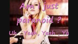 Avril Lavigne  - BasketCase ( Greenday cover)  with Lyrics