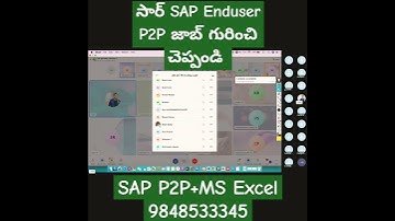 SAP end user training in Telugu-SAP End User Course in Telugu-No1 SAP Training in Telugu
