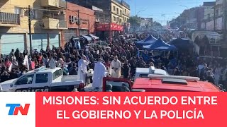 Conflicto en Misiones: fracasó la negociación salarial con la Policía y seguirá la protesta