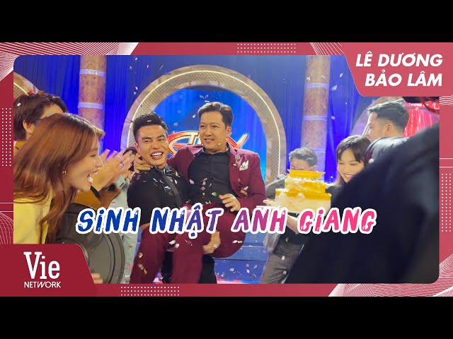 Sinh nhật anh Trường Giang - Dương Lâm tặng thùng quà to đùng