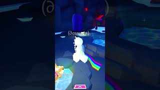 Making a neon bunny swirl in adopt me! I’m getting hungry 🤤 #adoptme #roblox #cute