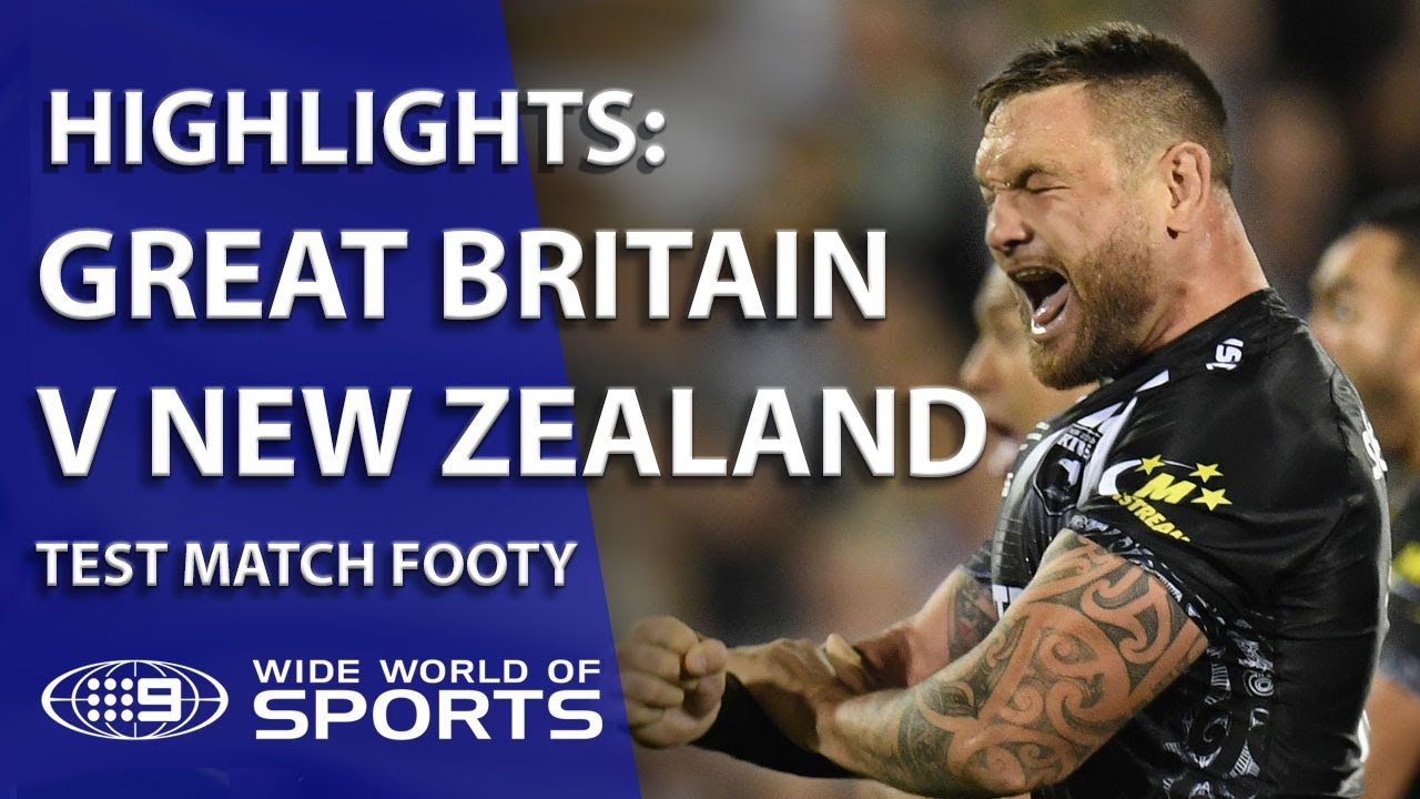 NRL Highlights: Great Britain v New Zealand - Test Match Footy | NRL on ...