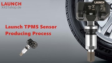 Launch TPMS Sensor Producing Porcess Display