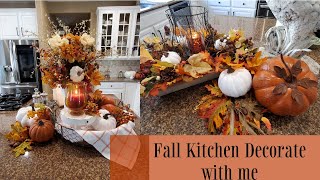 FALL KITCHEN DECORATE WITH ME 2021 - FRENCH COUNTRY-FARMHOUSE FALL KITCHEN DECOR