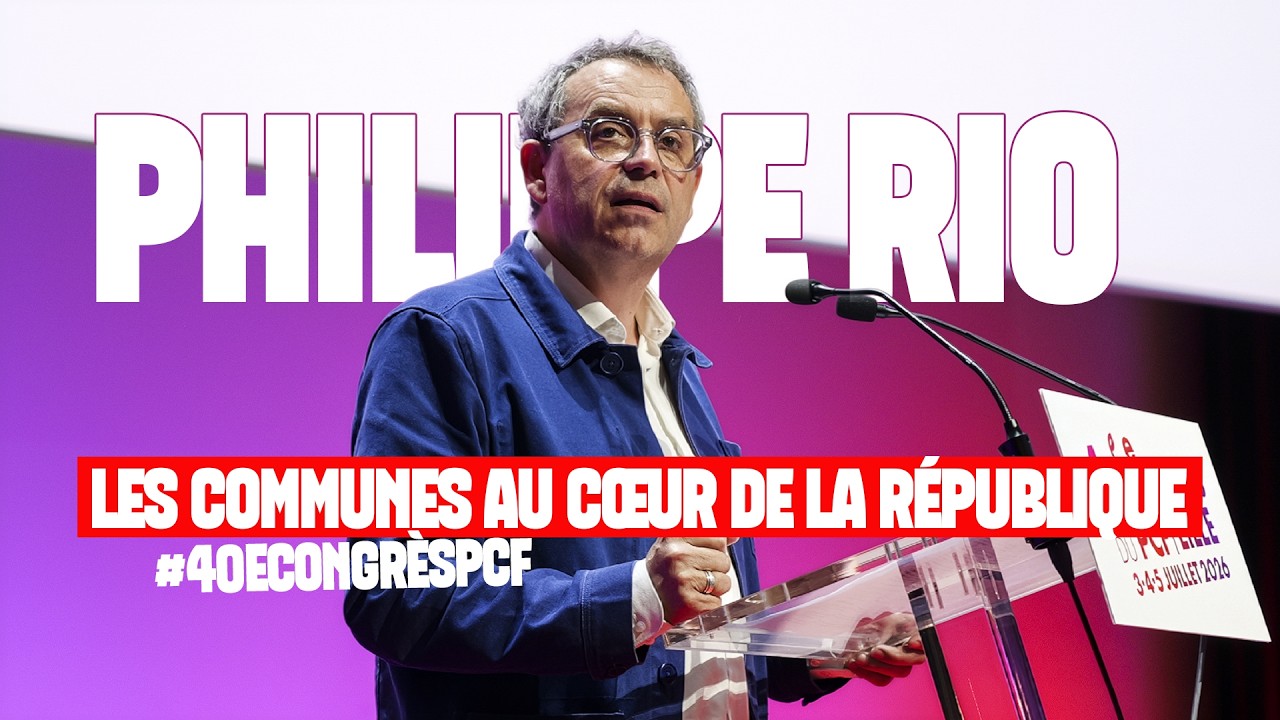 40e Congrès : Philippe Rio défend les communes, cœur de la République sociale
