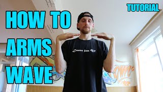 HOW TO DO ARM/FINGERS WAVE. DANCE TUTORIAL FOR BEGINNERS