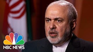 محمدجواد ظریف، وزیر امور خارجه ایران: «خیلی به جنگ نزدیک بودیم» | NBC News