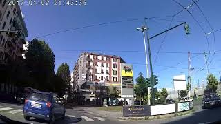 20170102 214211A Driving through the city of La Spezia. Italy.