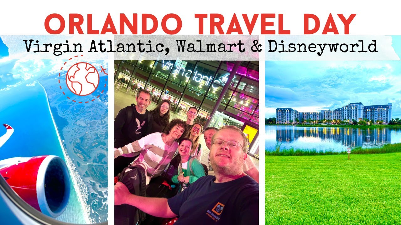 FLORIDA TRAVEL DAY | London to Orlando - Virgin Atlantic | Disney Caribbean Beach & Riviera Resort